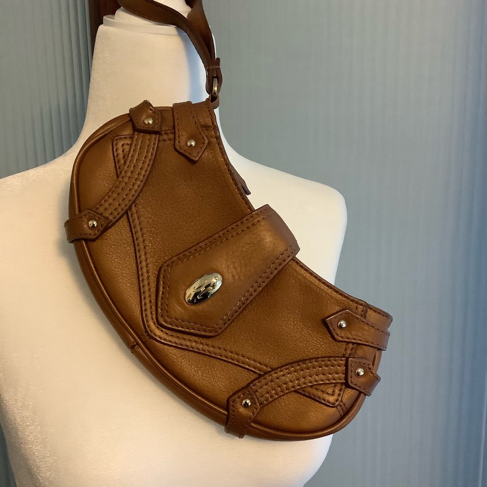 EUC Cole Haan goldish brown clutch/wristlet